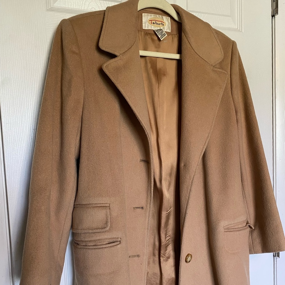 Beige Talbots coat